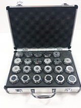 Milling Engraving Machine Accessories 23pcs ER40 NMTB40 Collect Set 1/8&quot; to 1&quot; - £94.45 GBP