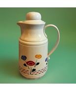 Pheonix Insulated Thermos Primal Floral Coffee Tea Pitcher Flowers Vtg 1... - $41.04 CAD