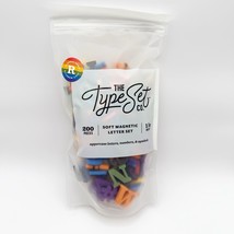 The Type Set Co. Soft Magnetic Letters 200-Piece Set Rainbow Classic Ser... - $24.99