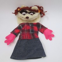 Vintage Rare Hand Puppet Dragons Are Too Seldom Markie Scholz Girl Bear - $79.17