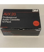 QUANTEGY AVX 20 Audio Cassette 10 Pack, Bulk - New Old Stock, Free Shipping - €12,86 EUR