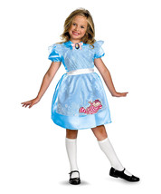 Official Disney Alice In Wonderland Child Halloween Costume Girls Size Small 4-6 - £18.19 GBP