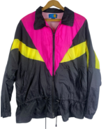Vintage 80s 90s Windbreaker Jacket Colorblock Nylon On Your Mark Womens ... - $750.98 MXN