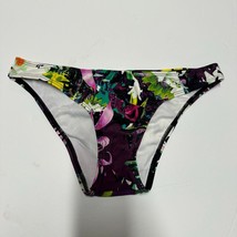 Express Hawaiian Floral Print Hipster Bikini Bottom Womens Size Small Pu... - $17.82