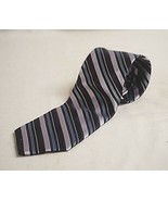 Vintage Jones New York Men&#39;s Necktie 100% Silk Tie 58&quot; RN 121148 Striped... - £6.30 GBP