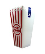 Popcorn Plastic Container Box Tub Bowl Lot of 4 Home Movie Theater BRAND NEW - £6.92 GBP