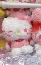 Japan Sega Hello Kitty Cotton Candy Smile Mascot Plush 12cm Birthday Spring - $27.82