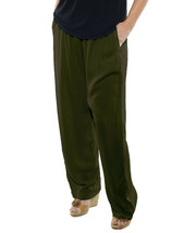 WeBeBop Solid OLIVE GREEN Crinkle Rayon Easy Pant 0X 1X 2X 3X 4X 5X 6X - $84.00+