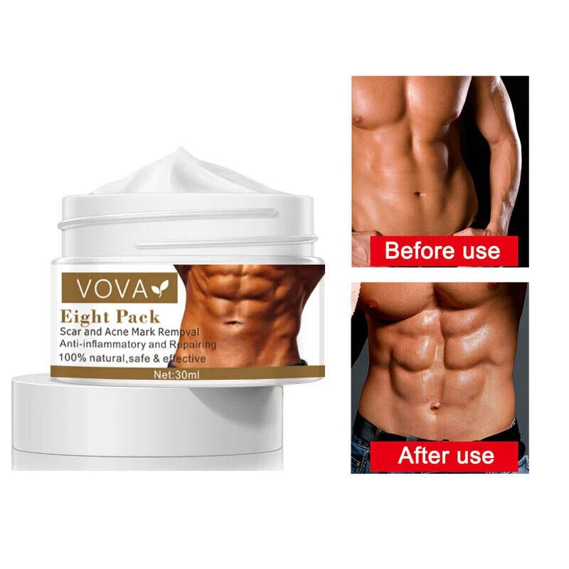 VOVA Eight Pack Body Sculpting Cream - Work Out Enhancement Skin Toner 30ml - $8.99