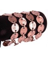 Lot of 4 PENNY BRACELET-1980&#39;s/90&#39;s-Copper Hardware-Pat Pend-Money Gift-... - $140.61 CAD