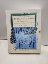 The Chronicles of Narnia Full Color Gift Edition Hardcover Book Box Set CS Lewis - £18.16 GBP
