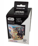 Star Wars Soft Crate Token Box Mandalorian Moff Gideon Holds 60 Card Dec... - $13.41 CAD