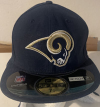 VTG NFL LA RAMS New Era On-Field 59fifty Winter Fitted Hat w/ Ear Flaps ... - $67.84 CAD