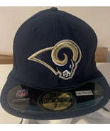 VTG NFL LA RAMS New Era On-Field 59fifty Winter Fitted Hat w/ Ear Flaps ... - $67.55 CAD