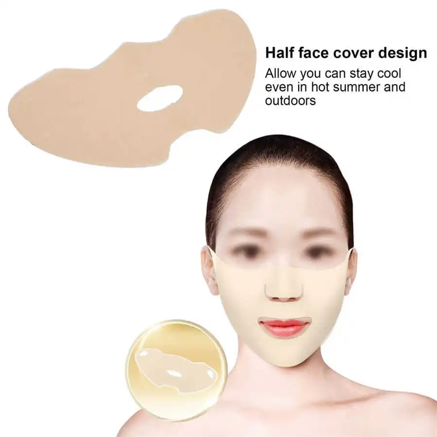  half cover sun protection face masks summer outdoor uv blocking hydrogel gel mask cold thumb200