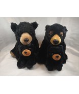 Stuffed Animal Black Bear Family Lot of 4 Wild Republic and Aurora - $29.70
