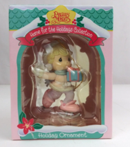 1995 Precious Moments Home For The Holidays Collection Girl Ice Skating - £7.71 GBP