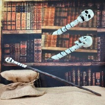 Skull Wand by Unique Wands - 13 5/16&quot;, Resin, Geek Gear Wizardry, Harry Potter  - £27.26 GBP