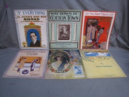 Assorted Lot of Antique 1900s Sheet Music #262 - £19.50 GBP