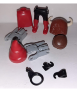 Playmobil Figure Series 11 Misc Parts Lot Gnome Pirate Hook Leg Hair Buf... - £4.64 GBP