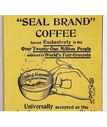Chase Sandborn Seal Brand Coffee 1894 Advertisement Victorian Beverage 1... - $375.77 MXN