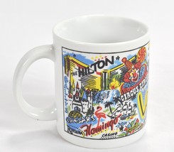 Vintage Las Vegas Casinos Mug 1994 Stardust Sands Aladdin Rio Don Mar Lady M - £19.77 GBP