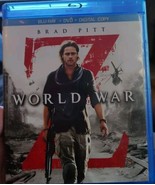 World War Z (Blu-ray + DVD + Digital Copy) 2 DVDs - Includes unrated cut - £5.89 GBP