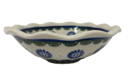 Polish Pottery  Ceramika Artstyczna Boleslaviec Scalloped Bowl 6&quot; - $23.74