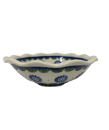 Polish Pottery  Ceramika Artstyczna Boleslaviec Scalloped Bowl 6&quot; - $32.46 CAD