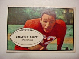 1953 Bowman #17 Charlie Trippi-vg+/ex-Chicago Cardinals - $30.00