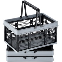 VEVOR Foldable Shopping Basket Portable Grocery Basket 3PCS 16L with Handle - £42.40 GBP