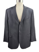 Stafford Men&#39;s XL 46R Black 100% Wool Suit Coat - $10.88