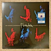 Jimi Hendrix Freedom Atlanta Pop Festival Exclusive White Vinyl Red &amp; Blue Swirl - £38.96 GBP