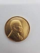 Calvin Coolidge - 24k Gold Plated Coin -Presidential Medals Cover Collection - £6.05 GBP