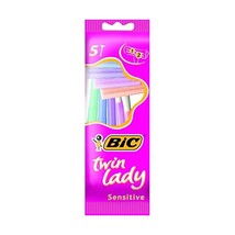 BiC Twin Lady Twin Blade Disposable Shaver 5 Packs of 5  - $21.00