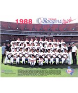 1988 TEXAS RANGERS Team Picture - 8&quot; x 10&quot; Glossy - Mitch Williams SIGNED - $17.99