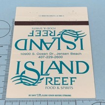Vintage Matchbook Cover   Island Reef Food &amp; Spirits  Jensen Beach, Fla gmg - £9.66 GBP