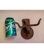 Rustic Bull Texas Longhorn Steer Skull Cast Iron Door Knocker - $479.18 MXN