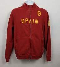 Roots Spain Football Soccer Jacket Mens Size L Red - $39.55