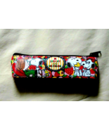 New Authentic Japan Peanuts Snoopy 7&quot; Zipper Pen Case Pouch - Loves His ... - $6.72 CAD