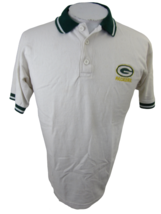 True Fan vintage 90s Men Polo shirt Green Bay Packers sz M cotton  - £25.73 GBP