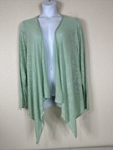 NWT Torrid Womens Plus Size 4 (4X) Green Knit Open Front Cardigan Long Sleeve - £19.26 GBP