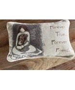 Willow Tree &quot;Forwvee True…Forever Friends&quot;, Throw Pillow - Girl With Dog... - $14.00