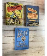 Lot Of 3 Boys Books Power Adventure Vintage - €7,43 EUR
