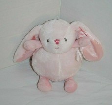 Kids Preferred Honey Bunny Pink Plush No Pouch Special Delivery Rattle Satin Ear - $13.55