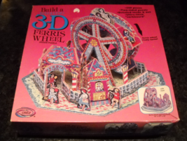 Ceaco Jigsaw Puzzle 1995 3D Ferris Wheel that Really Turns 509 Pieces Sealed Box - $19.99