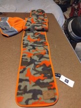 GapKids beanie and scarf orange and camouflage New  - $20.69