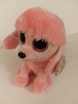 Ty Beanie Boos Princess The Pink Poodle 6&quot; Tall Mint With Purple Exclusi... - $39.99