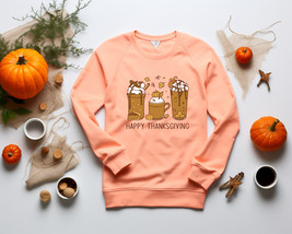 Happy Thanksgiving Sweater, Thankful Sweater, Fall Sweater, Gift Sweater - £19.23 GBP