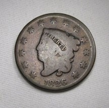 1826 Large Cent Coin AN717 - £34.77 GBP